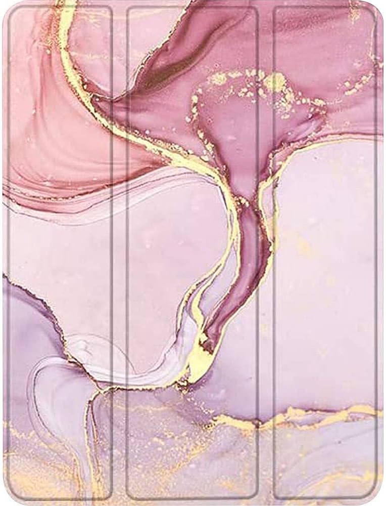 Inspire Series Folio Case with Glass Screen (Bundle) Pink Marble