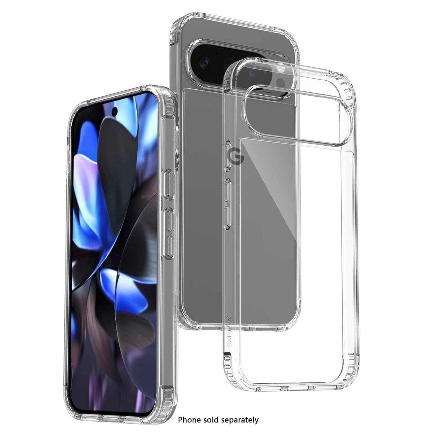 Google Pixel 10 Pro XL Clear Case – Slim Anti-Slip Grip | Venture Series