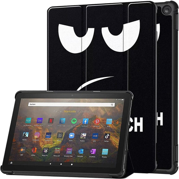 Tri-Fold Folio Case for Amazon Fire HD 10 (2023) - Black