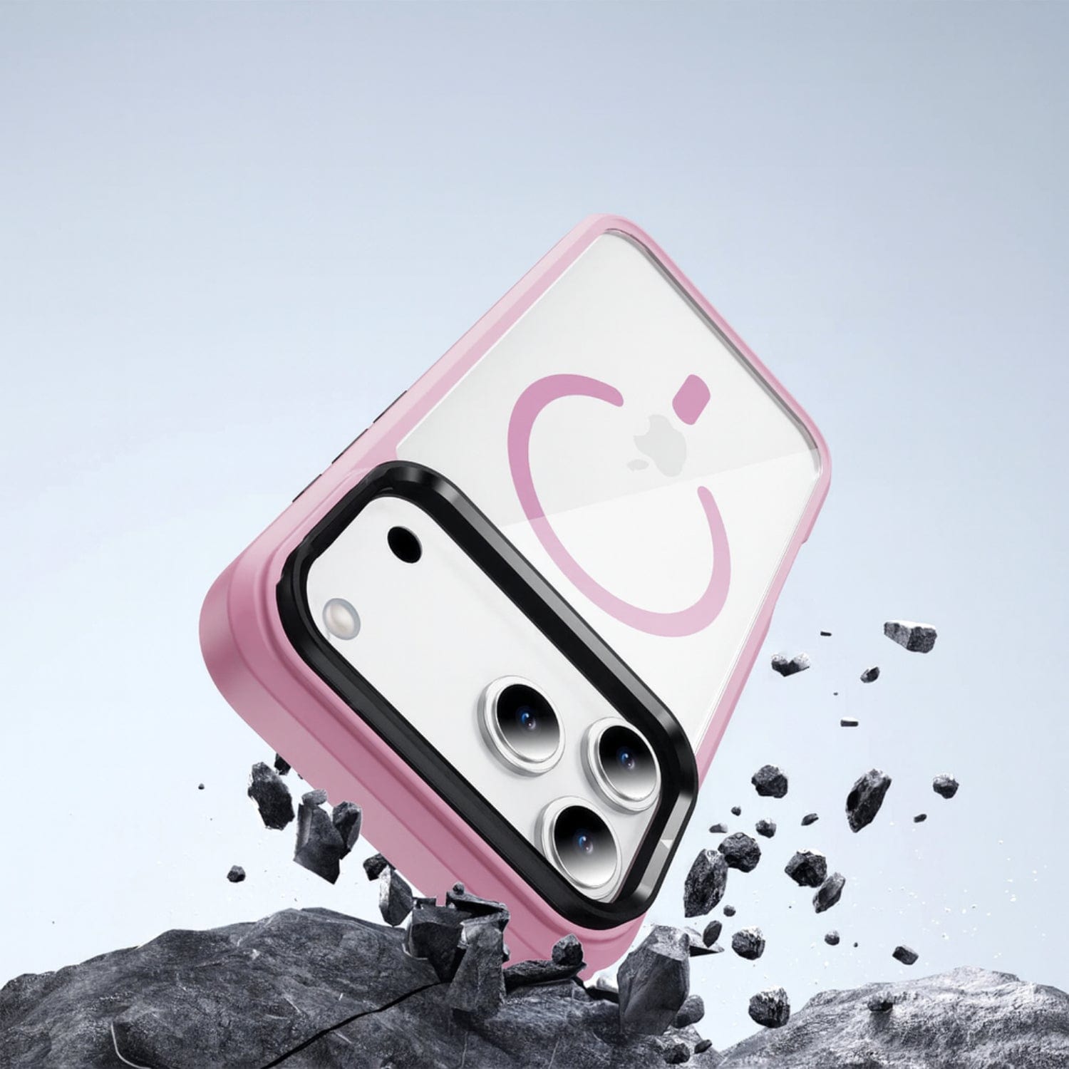 iPhone 17 Pro Max Kickstand Case - Clear Durable Back with Shockproof Edges Magsafe Compatible | Raider ArmorPro Series