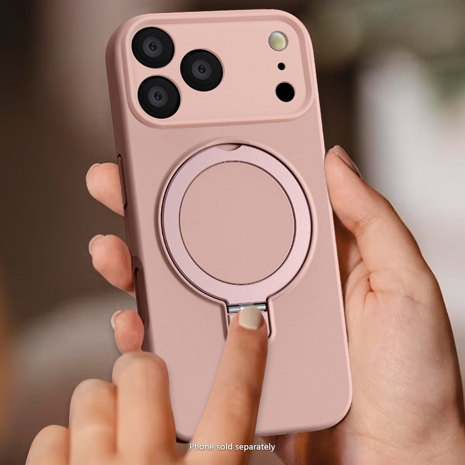 iPhone 17 Pro Case with Built-In Kickstand - Silicone Anti-Slip Design, Compatible with Magsafe | Venture Series