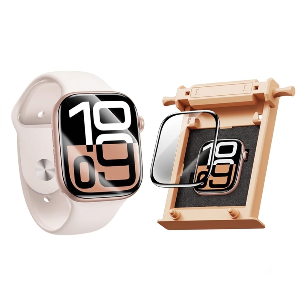 Apple Watch Series 11/10 (42mm) Screen Protector - 3D Hybrid Flexible Film with Applicator | ZeroDamage