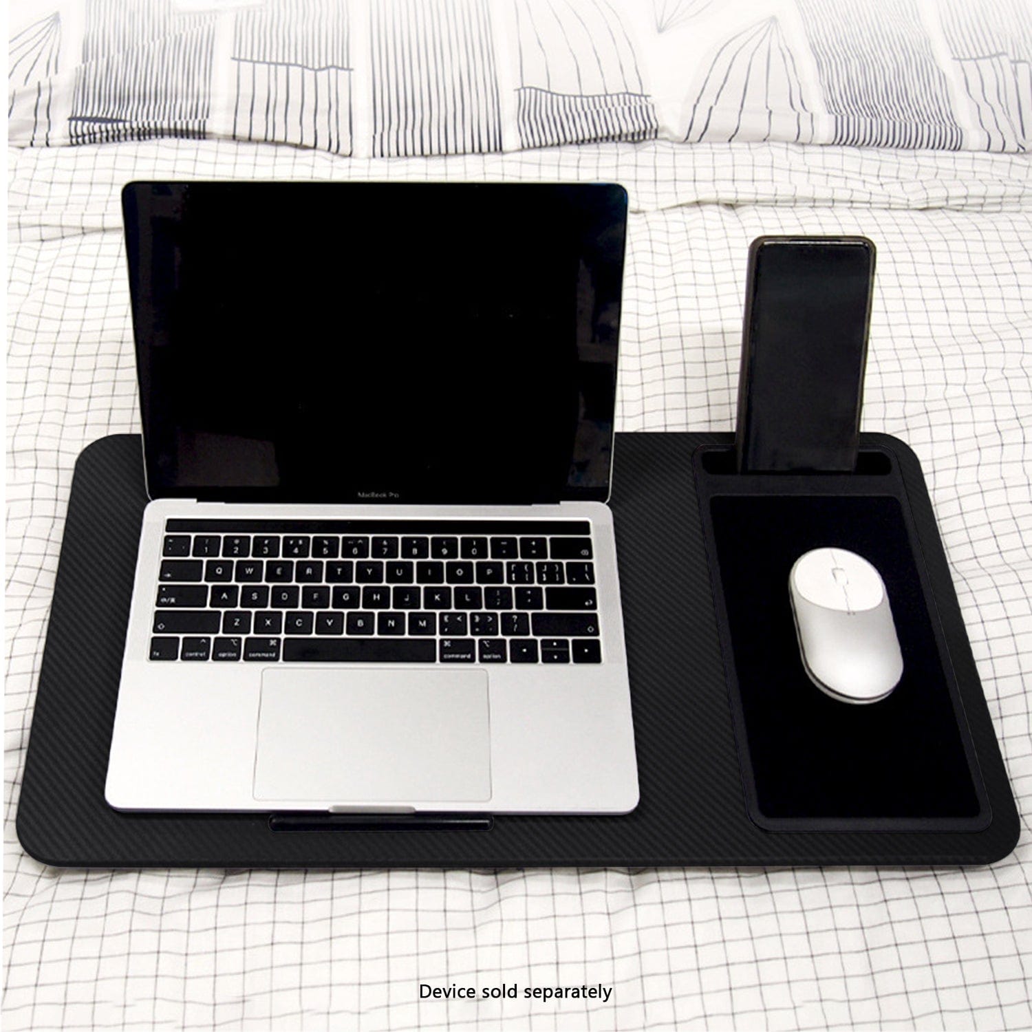 Universal On-The-Go Carbon Black Lap Desk Pad - Laptops up to 17.3"