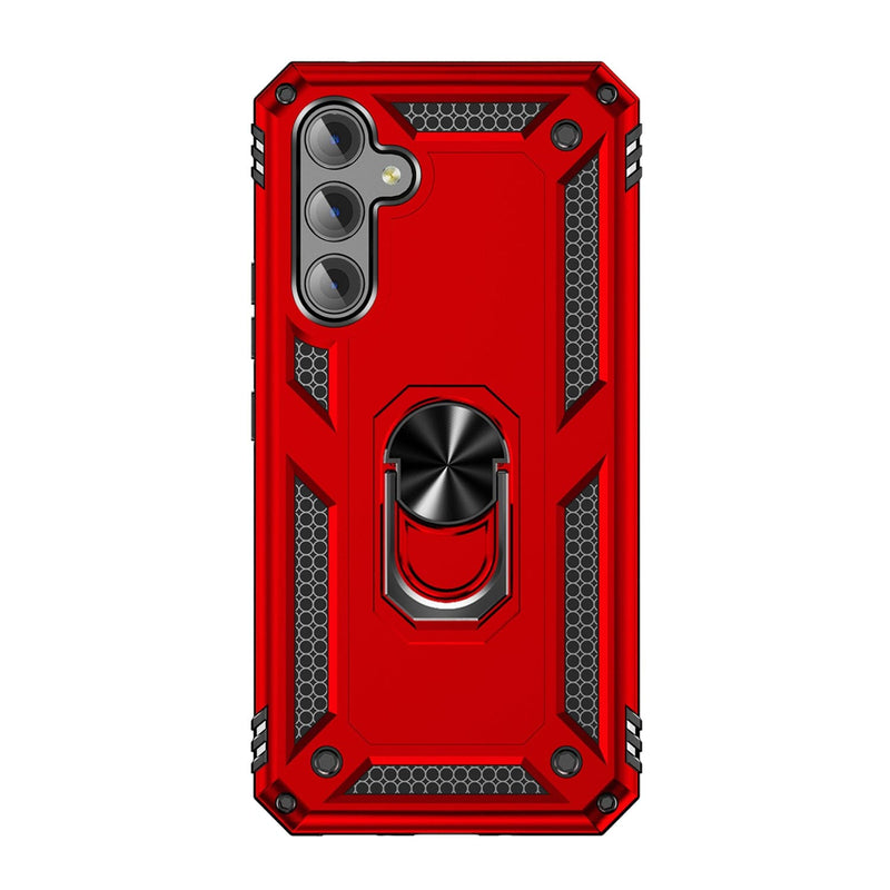 Military Kickstand Series with Belt Clip Case for Samsung Galaxy A54 5G - Red