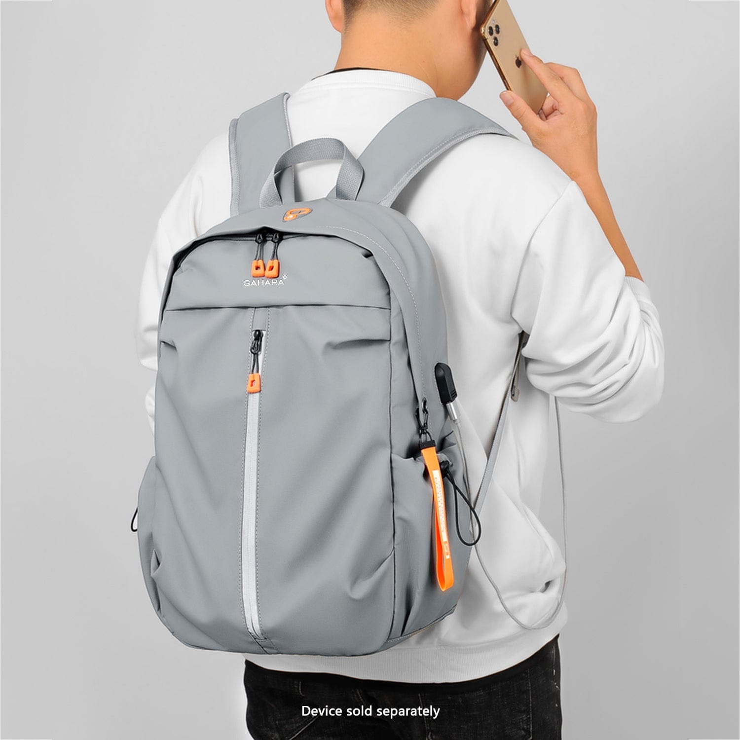 UrbanFlow — Slim USB Laptop Backpack - Laptops up to 16"