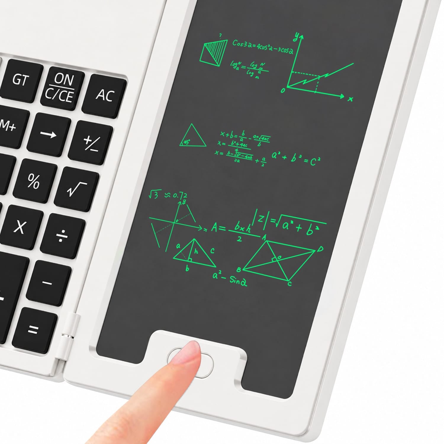 Sahara Scientific Calculator with 5-Inch LCD Writing Tablet - 12-Digit Foldable Design