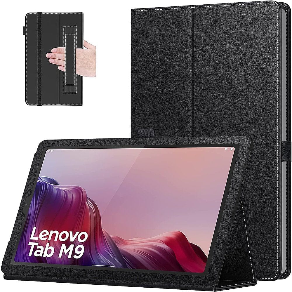 Bi-Fold Folio Case for Lenovo Tab M9 - Black