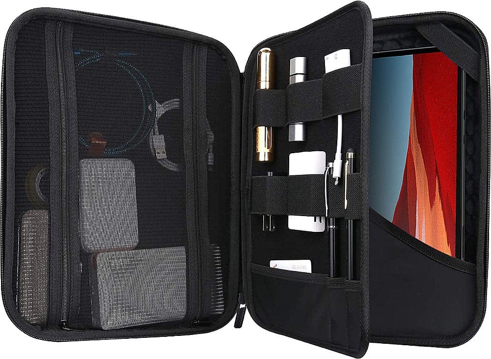 Carry Case Organizer for Most Tablets up to 13" - Black