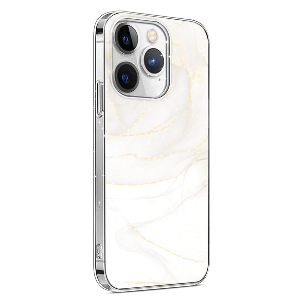Marble Series Case with MagSafe for Apple iPhone 15 Pro Max - White Marble