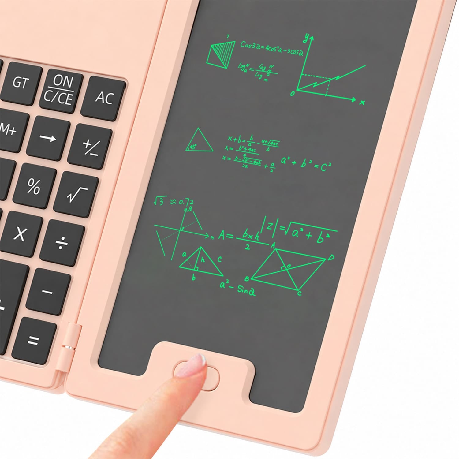 Sahara Scientific Calculator with 5-Inch LCD Writing Tablet - 12-Digit Foldable Design