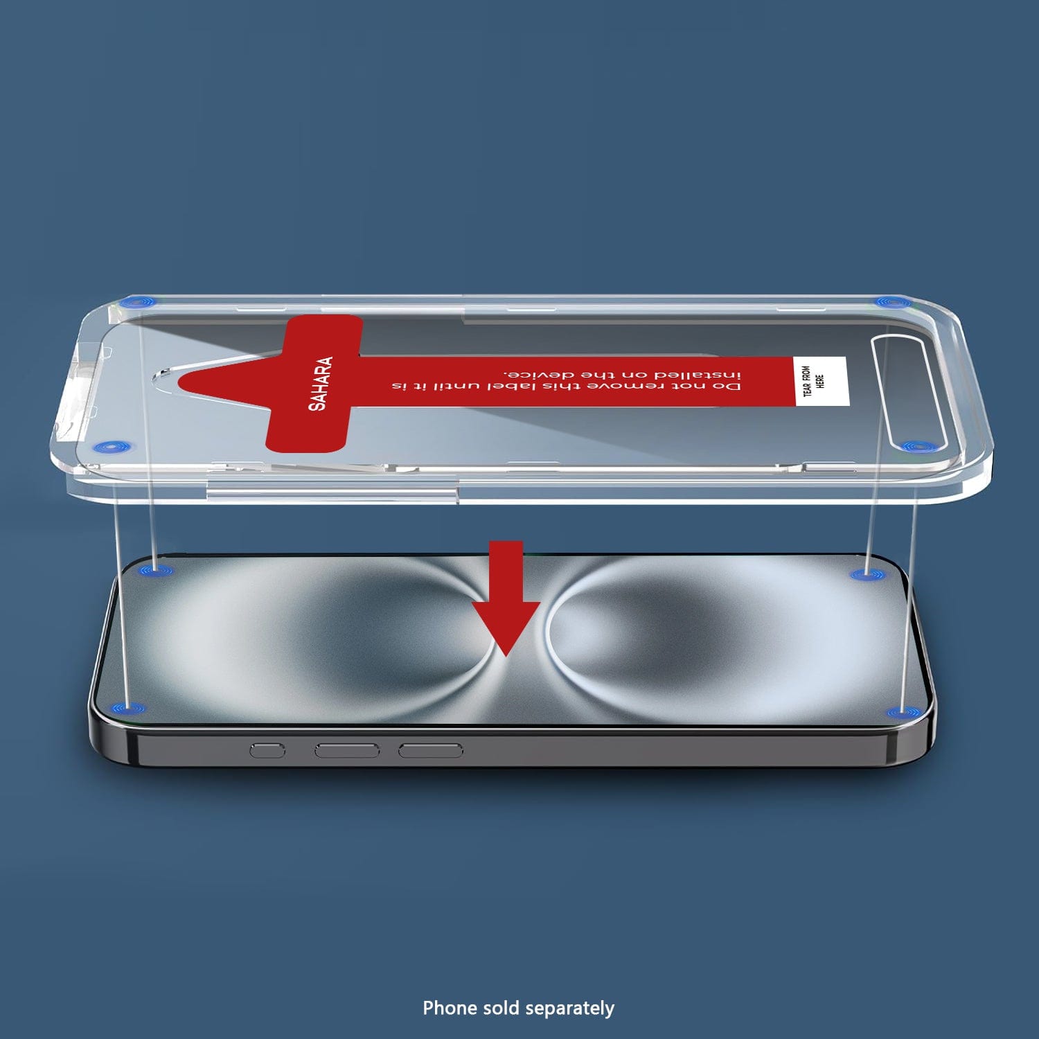 iPhone 17 Screen Protector - Easy Apply Clear Tempered Glass Screen Protector | Zerodamage