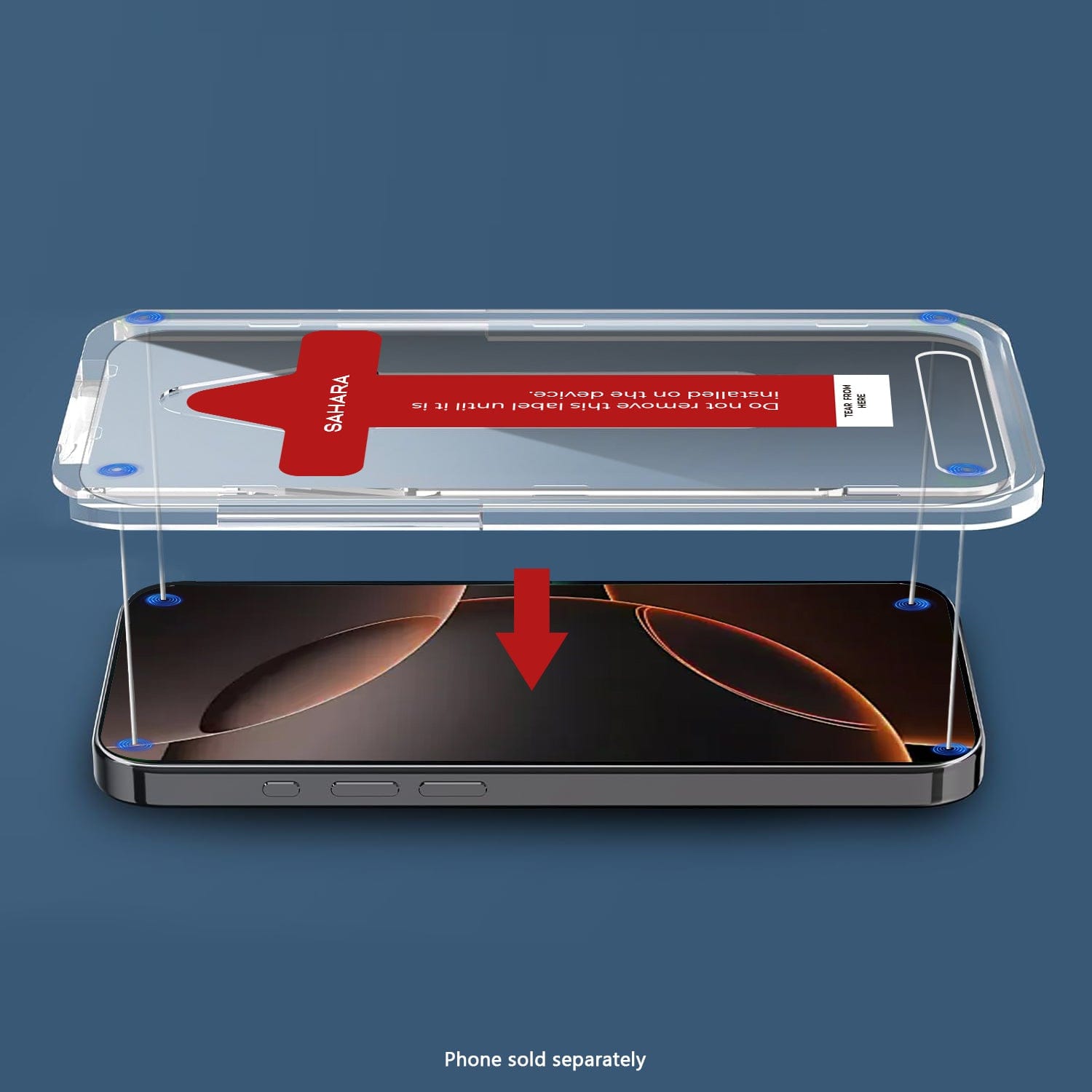 iPhone 17 Pro Screen Protector - Easy Apply Clear Tempered Glass Screen Protector | Zerodamage