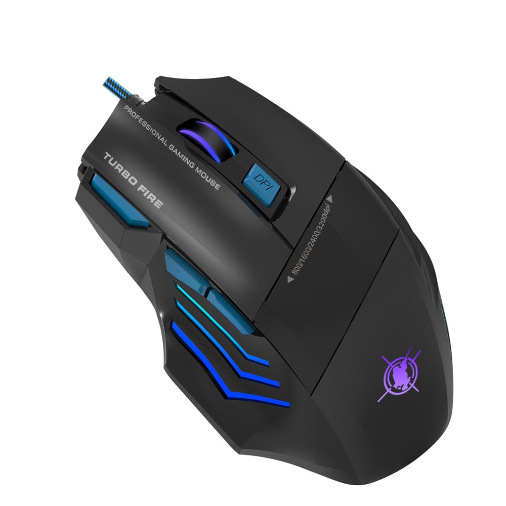 Wired Gaming Mouse - RGB LED 7-Button Precision Control | Axis Pro
