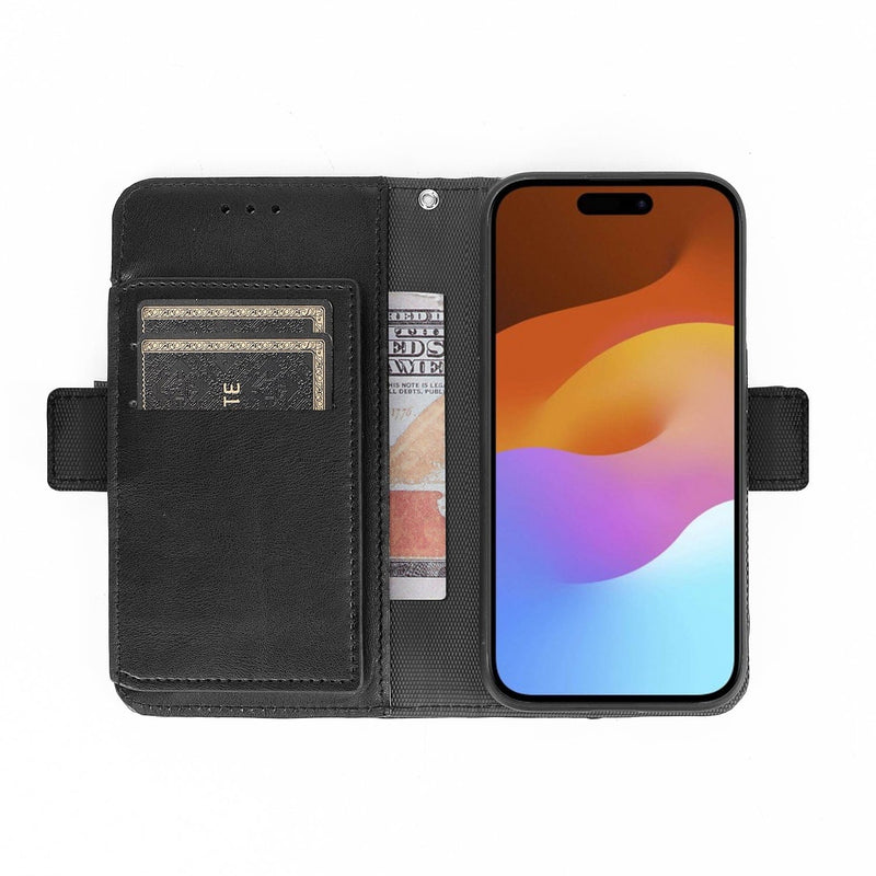 Case-Mate Apple iPhone 15 Pro Max Leather Wallet Folio Case with Card  Holder [MagSafe Compatible] - Black 
