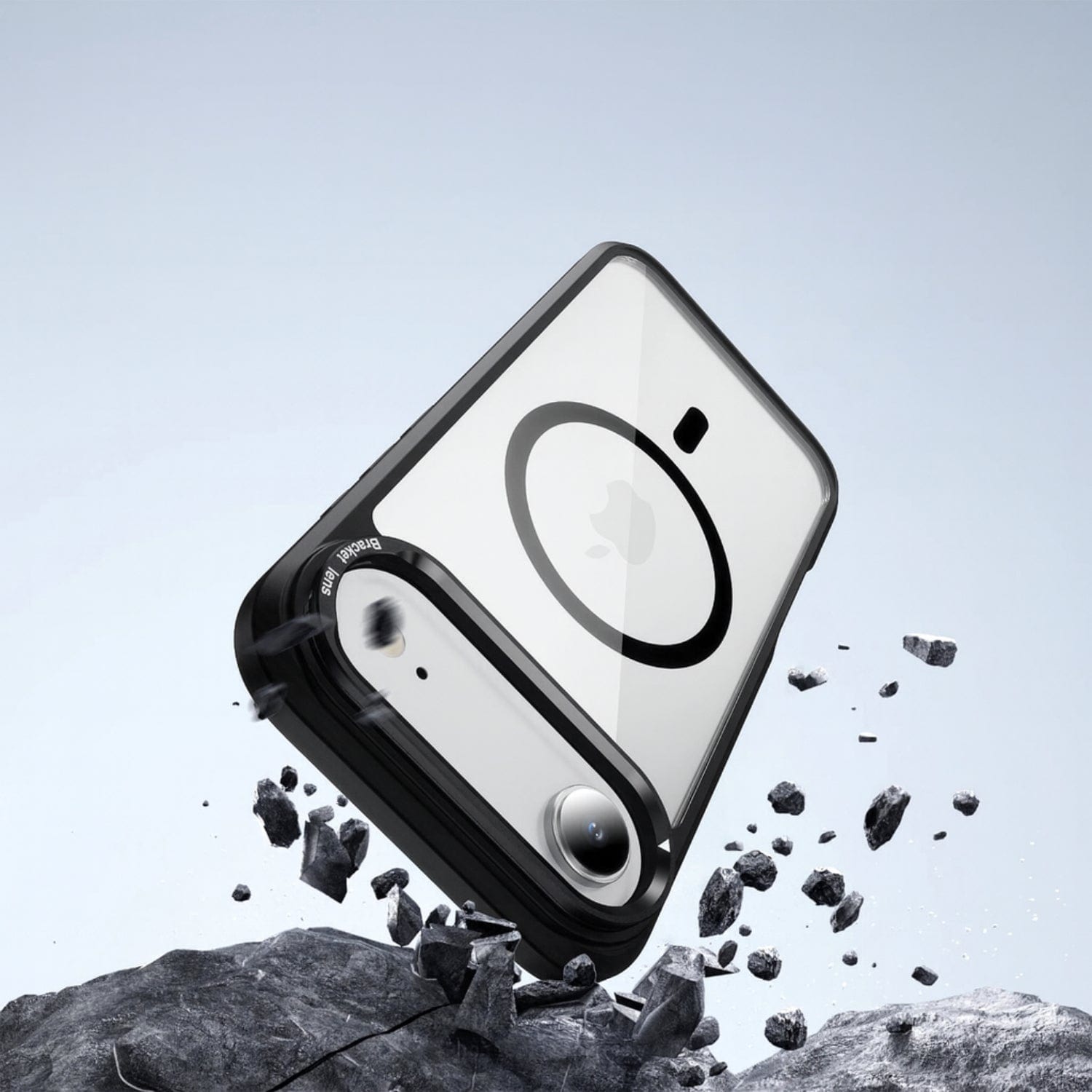 iPhone Air Kickstand Case - Clear Durable Back with Shockproof Edges Magsafe Compatible | Raider ArmorPro Series