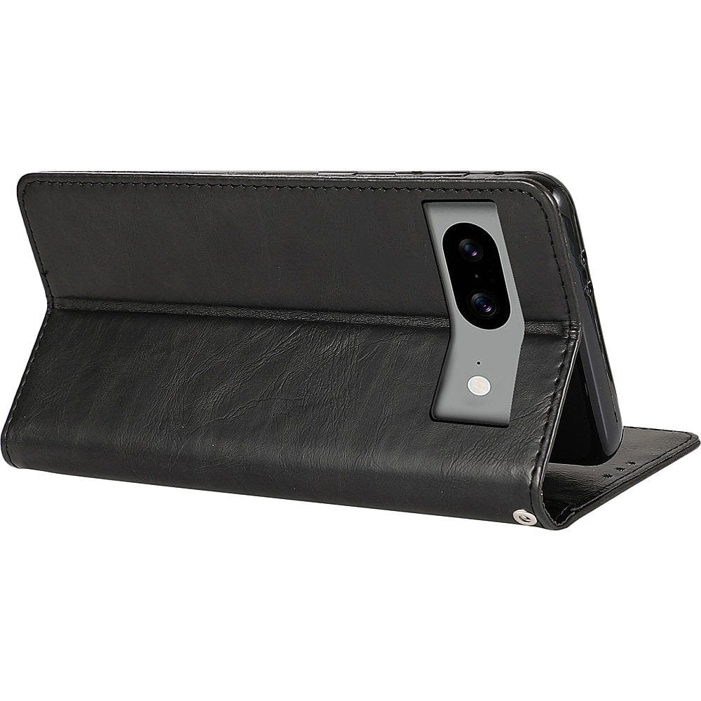 Indy Series Genuine Leather Folio Wallet Case - Google Pixel 8