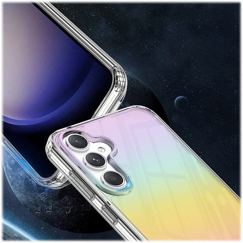 Hybrid-Flex Hard Shell Series Case for Samsung Galaxy S23 FE - Transparent Gradient