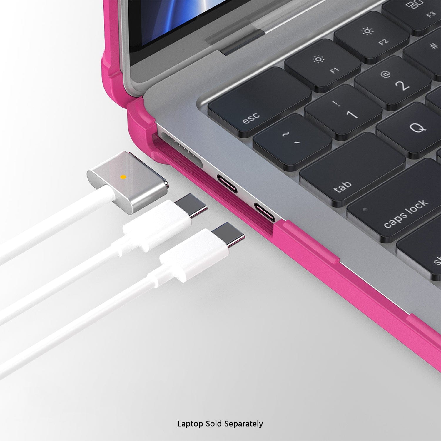 Heavy-Duty Raider Series Case with Stand for MacBook Air 13.6" (2024)