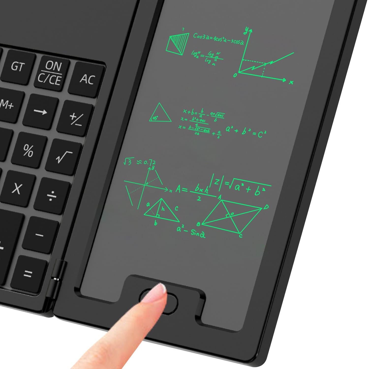 Sahara Scientific Calculator with 5-Inch LCD Writing Tablet - 12-Digit Foldable Design