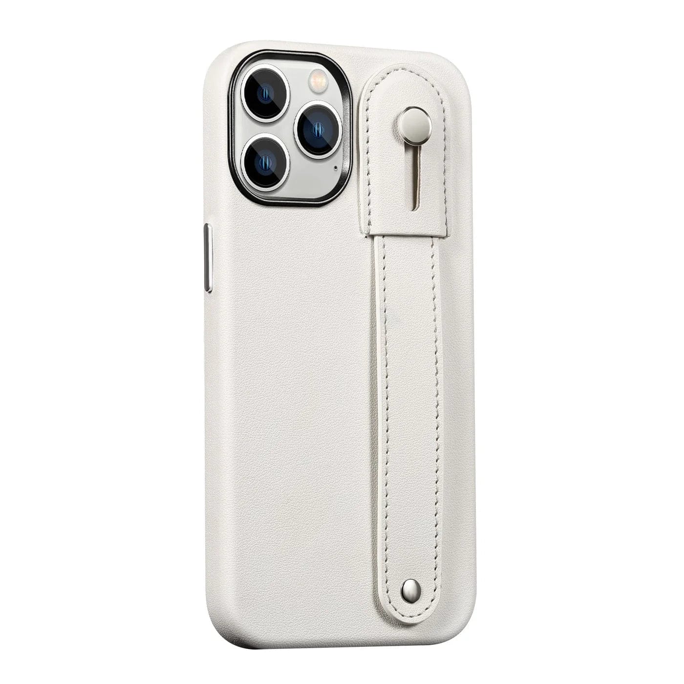 Indy Series Leather FingerGrip Case with Screen and Camera Protector - iPhone 15 Pro