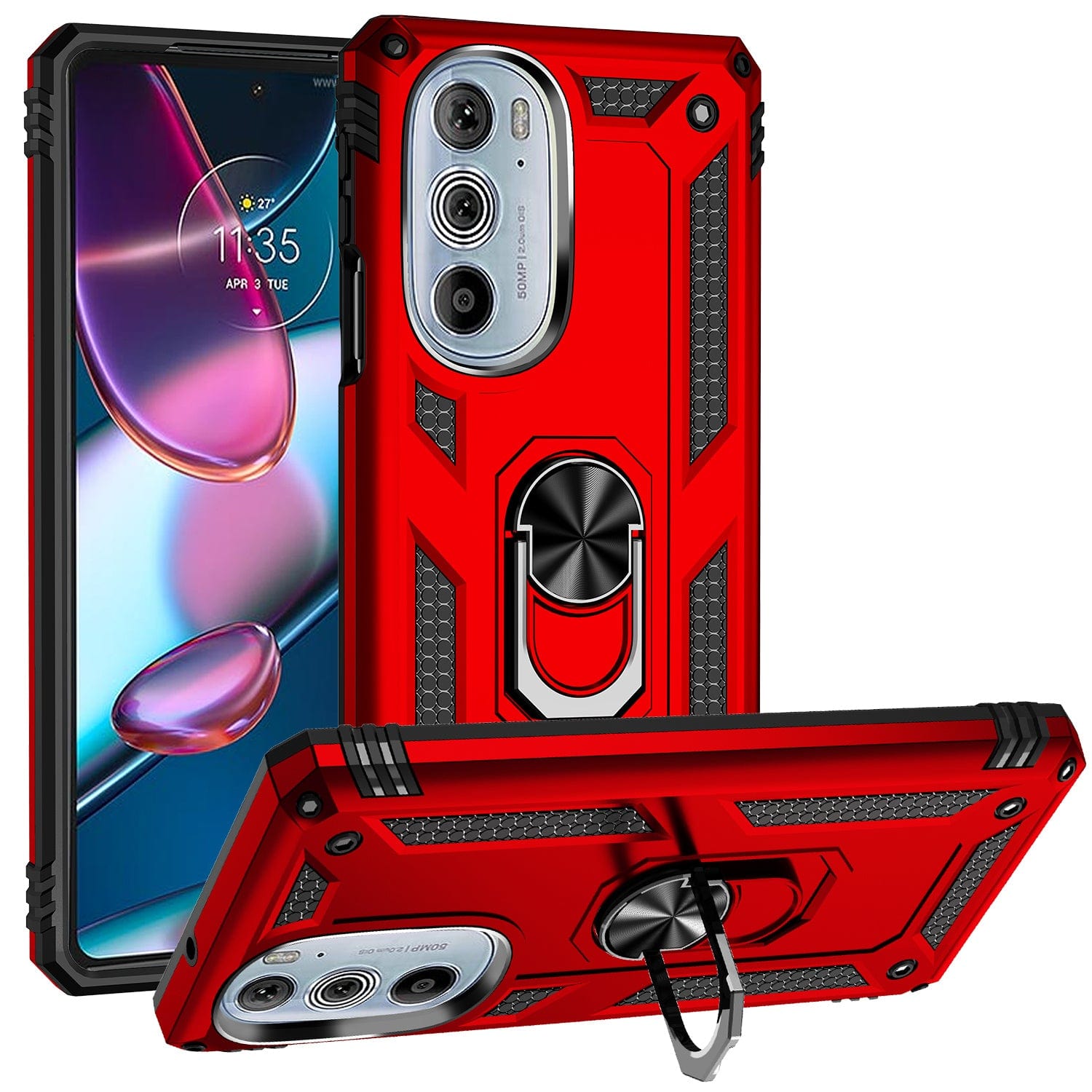 Raider Series Heavy Duty Kickstand Case - Motorola Edge+ (2022)