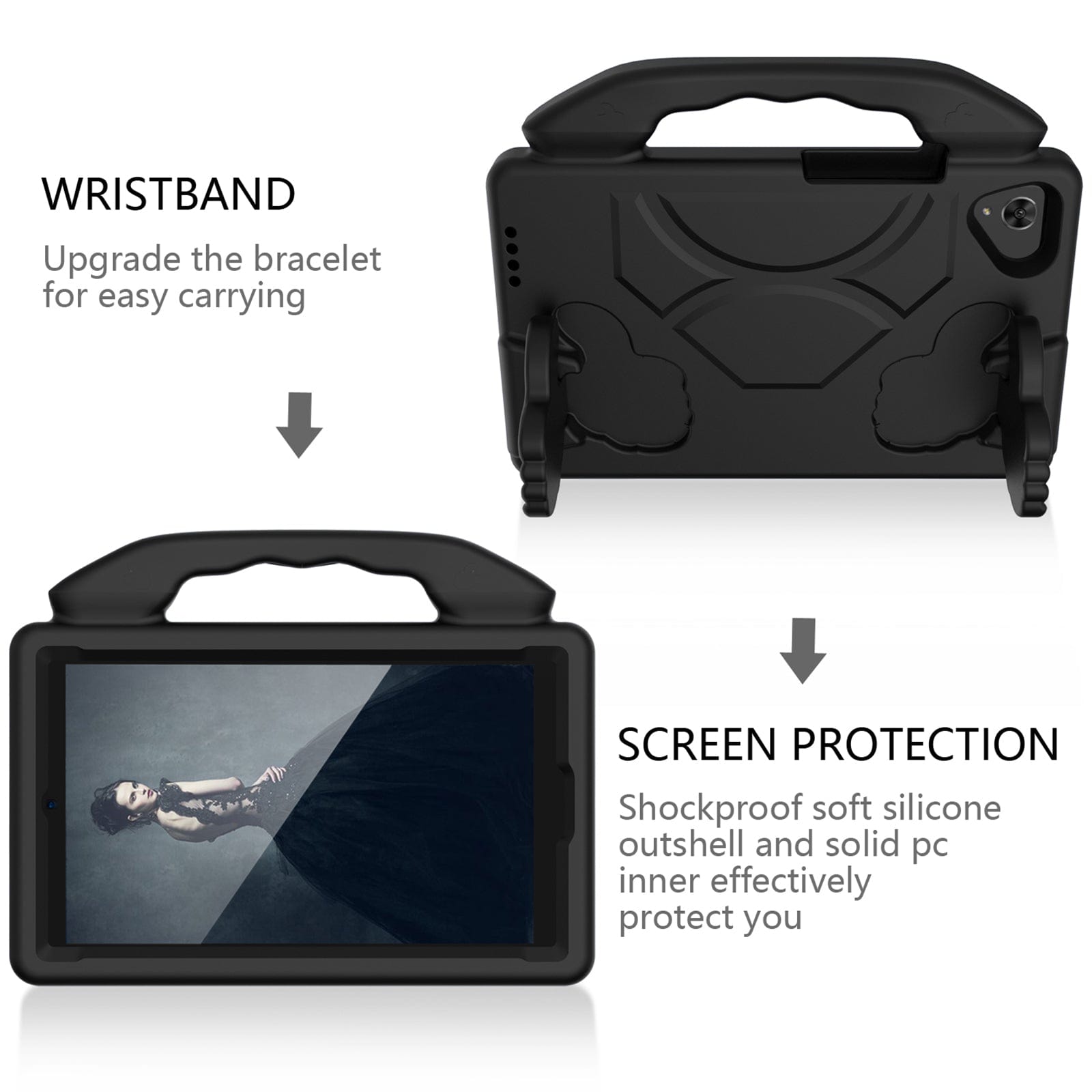 Wander Series Thumbs-up Kickstand Case - Samsung Galaxy Tab A7 Lite