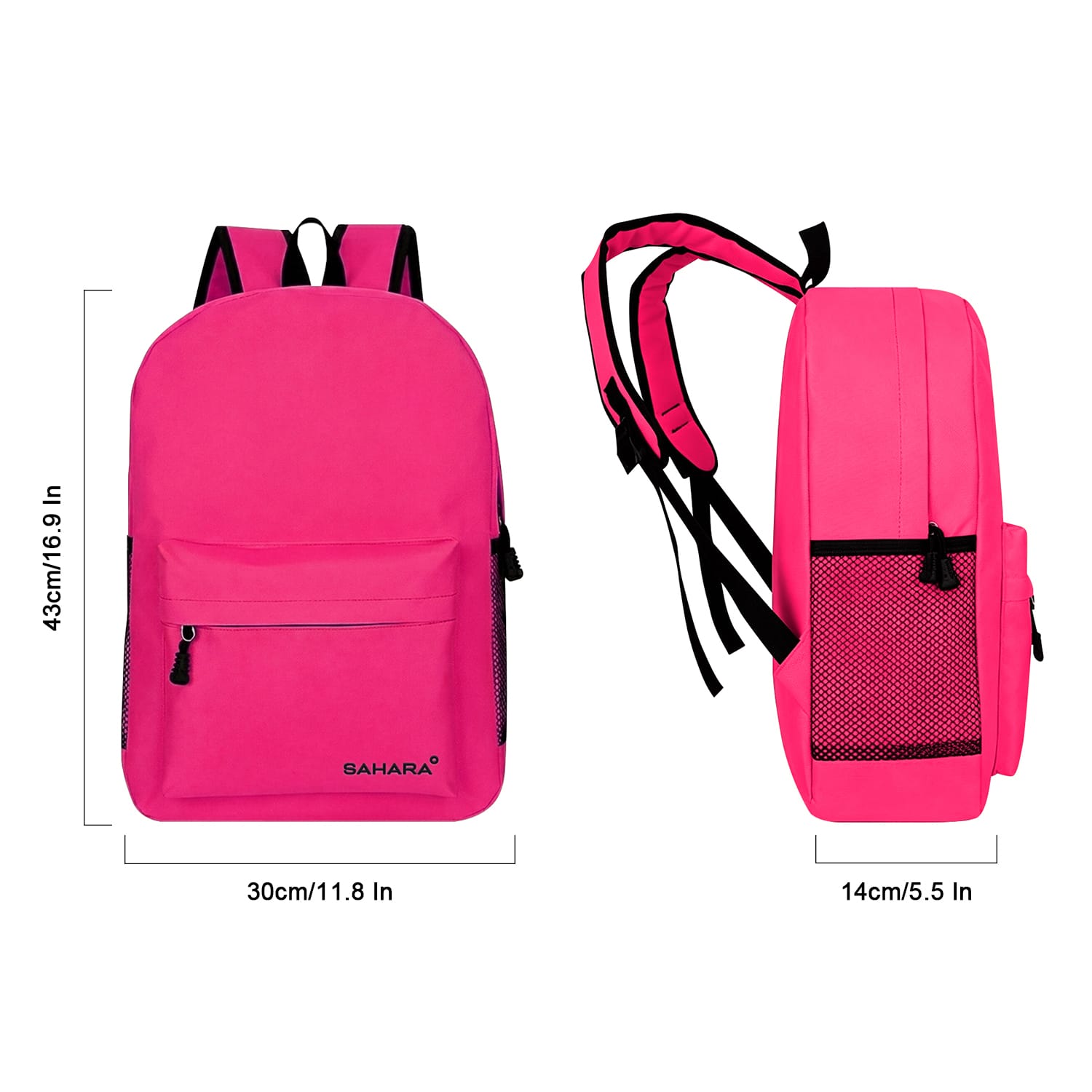 Sahara 16-Inch School Backpack - Waterproof Oxford Fabric | Classic Series
