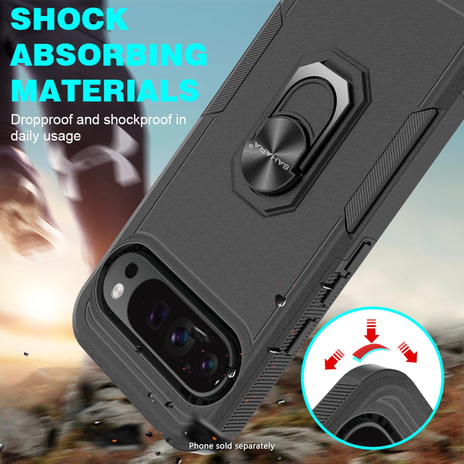 Google Pixel 10 Pro XL Case – Heavy-Duty Kickstand | Raider Series