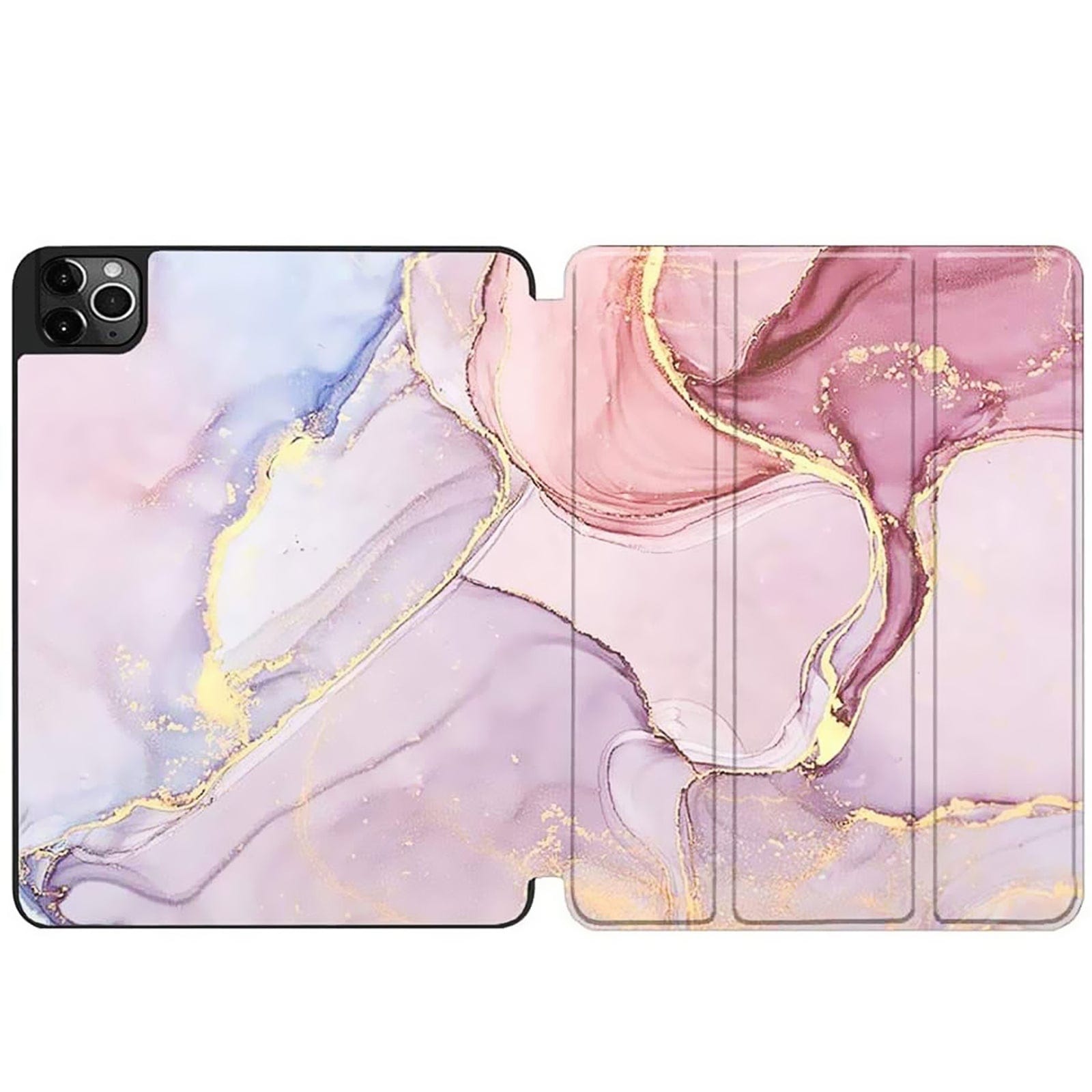 Inspire Series Tri-Fold Folio Marble Design Case - iPad Pro 11" (3rd/4th Gen)