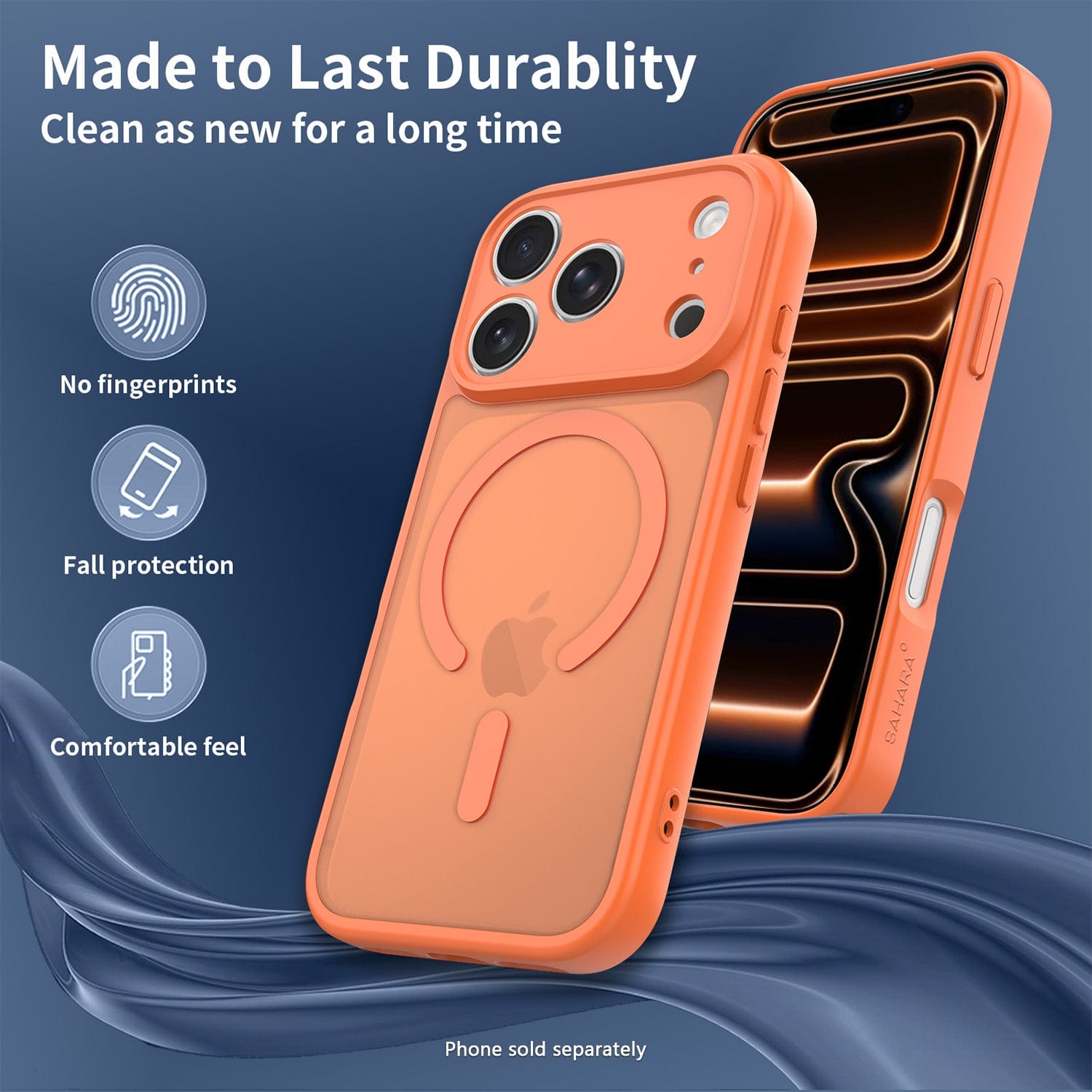 iPhone 17 Pro Slim Case - Transparent Matte Finish | Venture Series