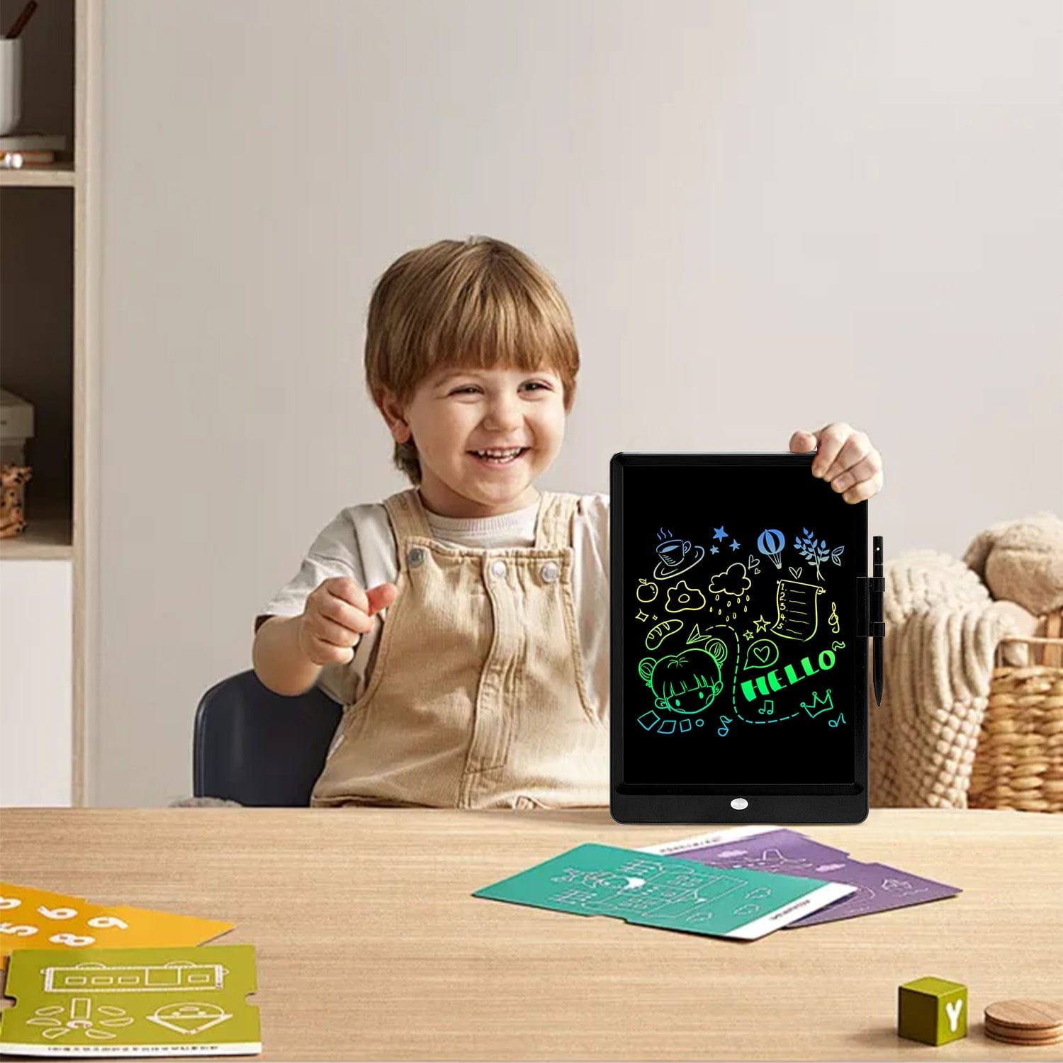 LCD Writing Tablet 10" - Paperless Notebook, One-Click Erase with Lock