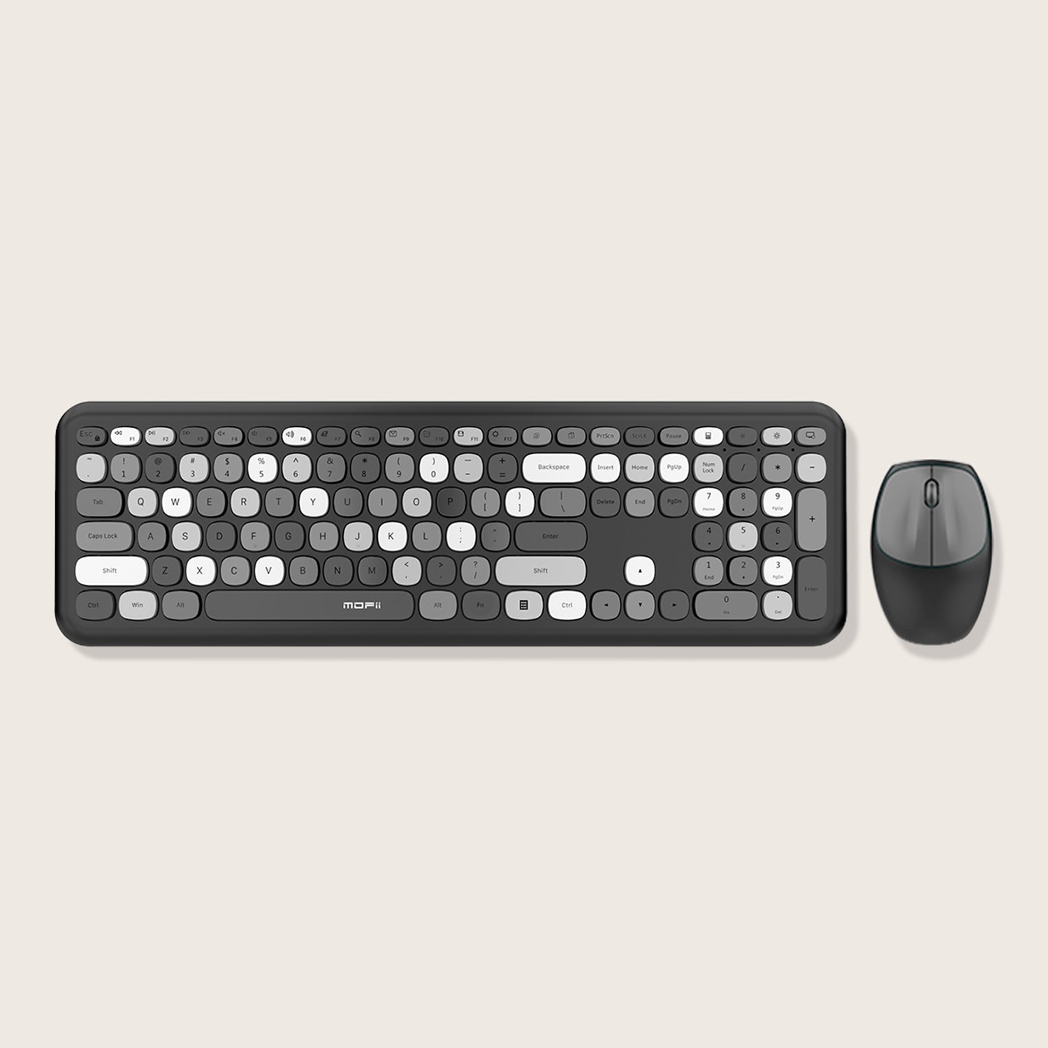 Wireless Keyboard and Mouse Combo with Flush Keys