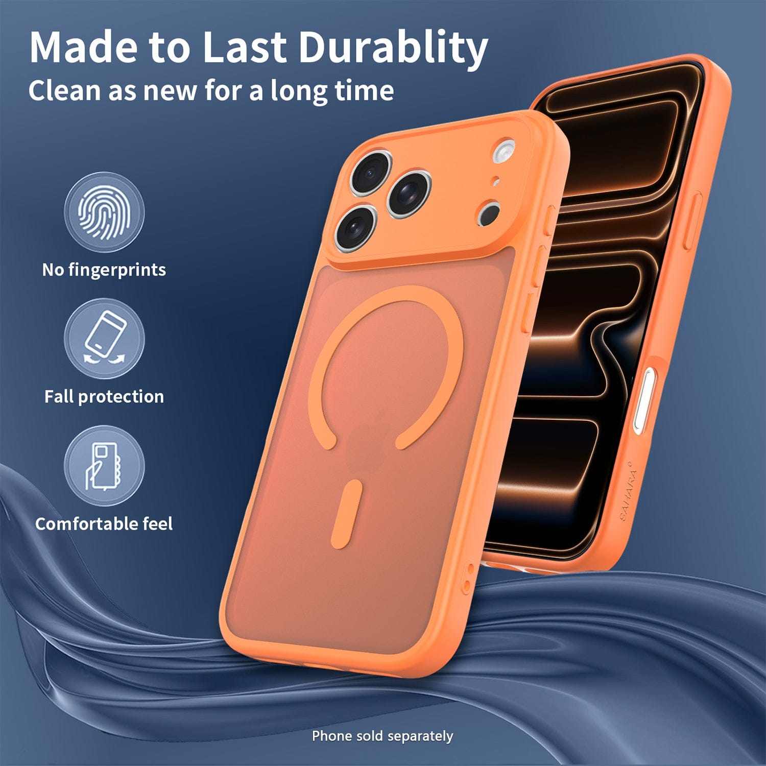 iPhone 17 Pro Max Slim Case - Transparent Matte Finish | Venture Series