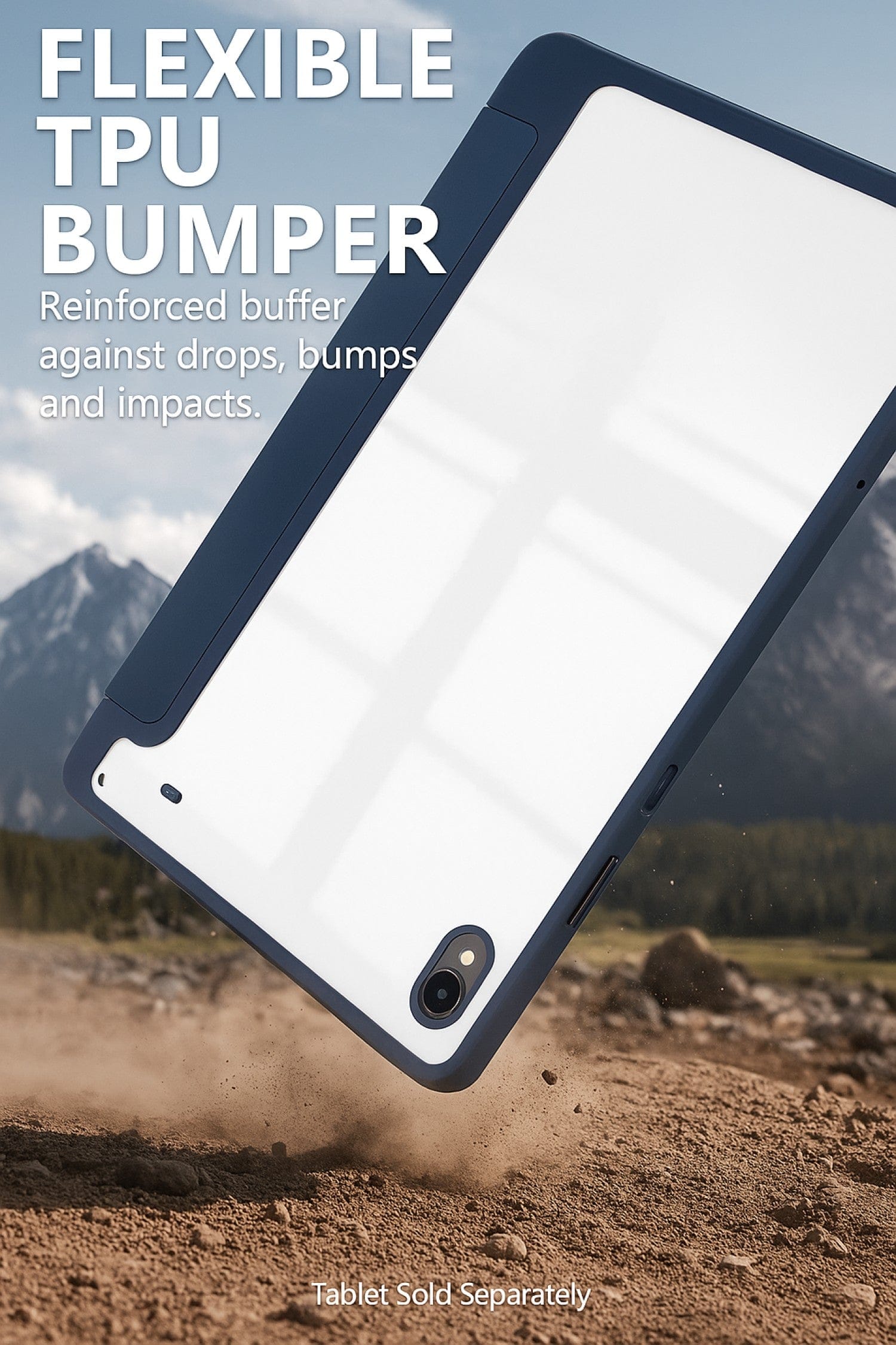 Samsung Galaxy Tab S11 Case - Slim Folio with Transparent Back | Venture Series