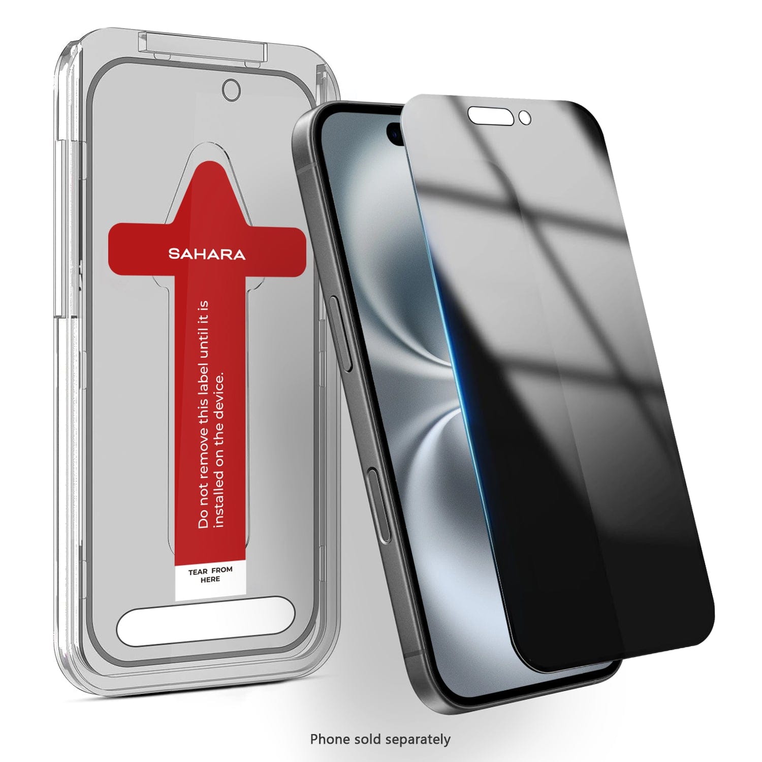 iPhone 16 Privacy Tempered Glass Screen Protector - Thumbnail 5