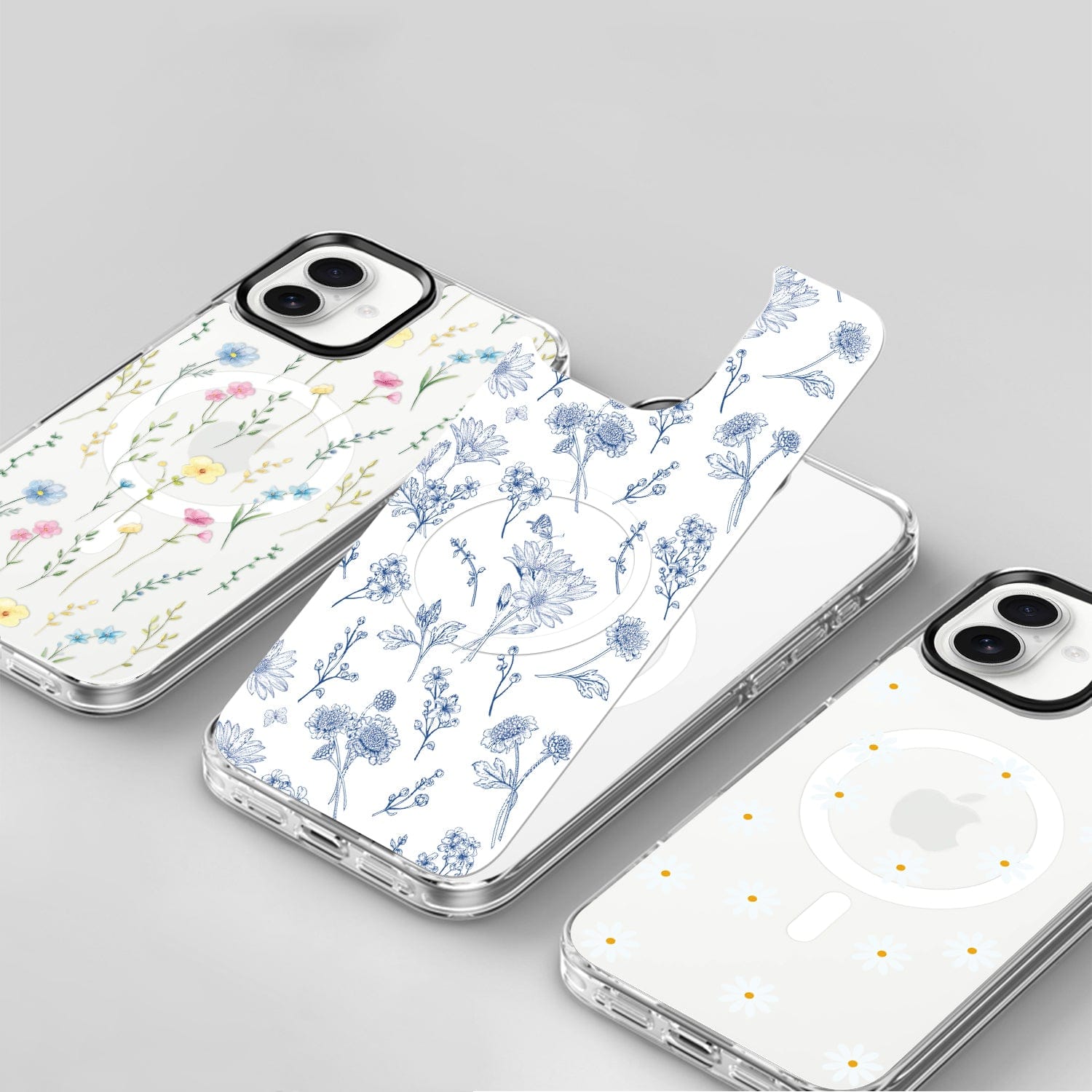 Inspire Series Case with Swappable Floral & Marble Designs - Apple iPhone 16 Pro