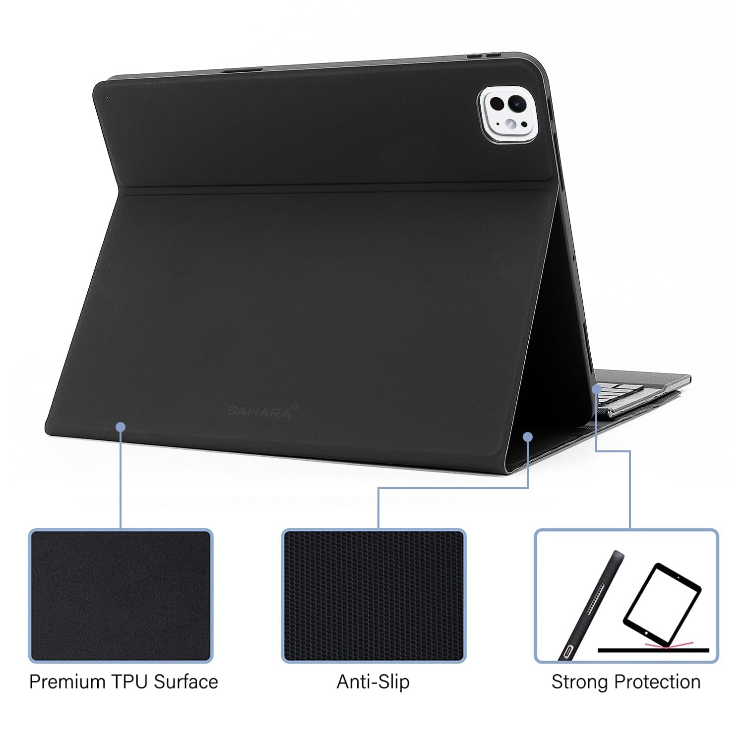 Navigate Series Keyboard Case with Screen Protector - iPad Pro 13" M4