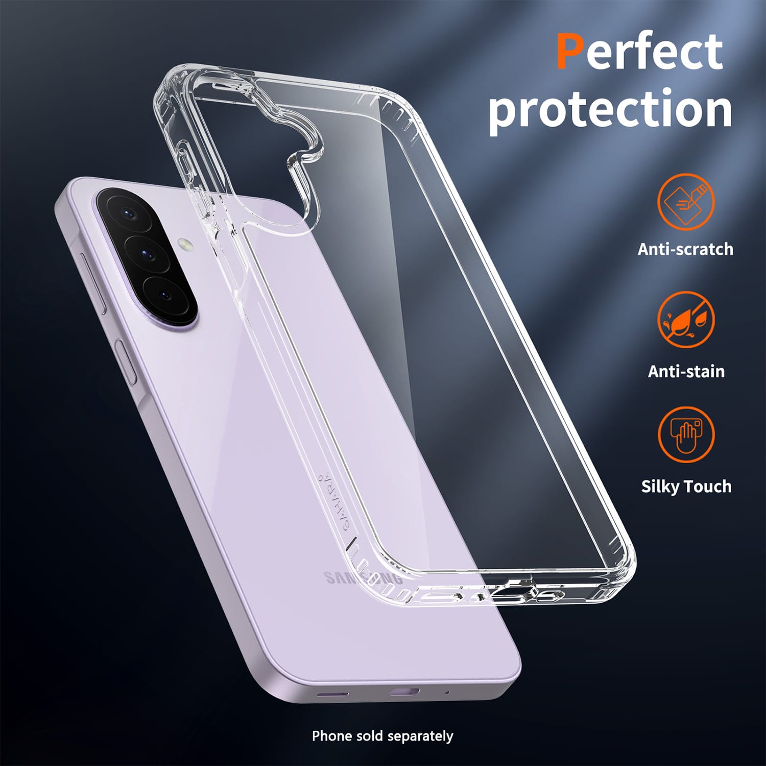 Samsung Galaxy A27 Clear Case - Anti-Slip Grip | Venture Series