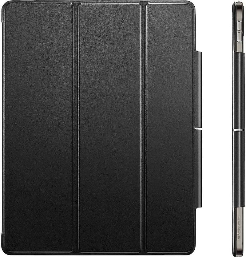Apple iPad Pro 12.9" (4th,5th, and 6th Gen 2020-2022) Protection Kit Bundle - ESR Folio Case with Tempered Glass Screen (Black)