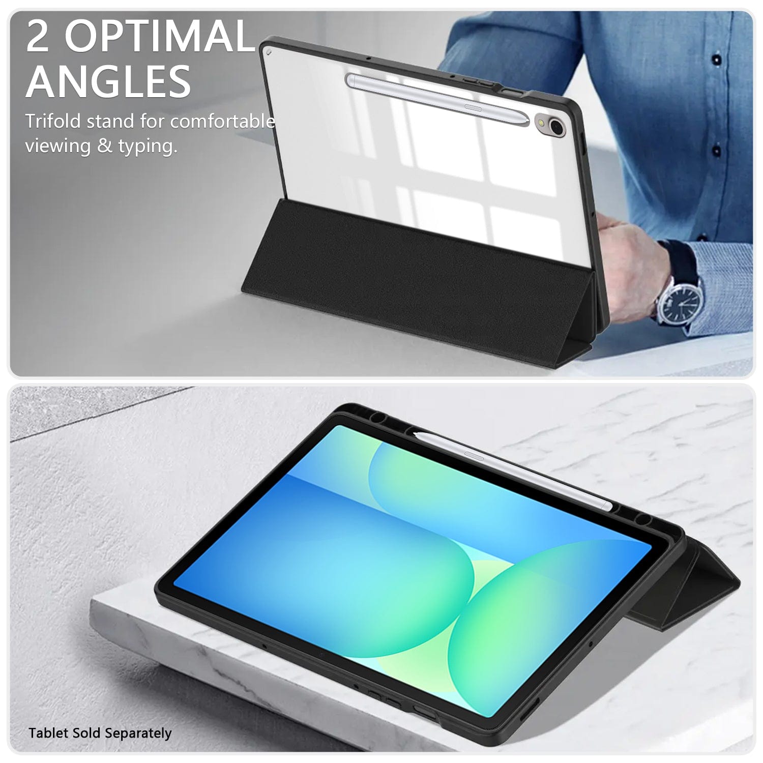 Venture Series Folio Case for Samsung Galaxy Tab S10 FE