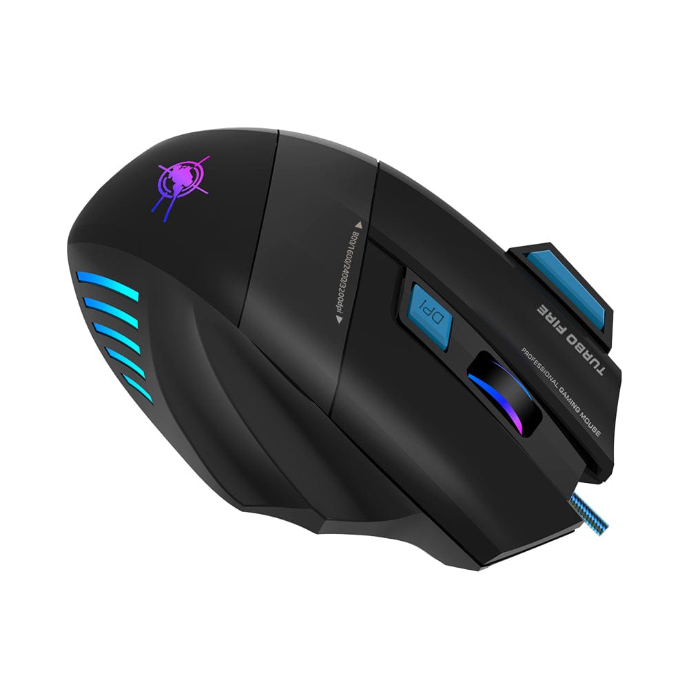 Wired Gaming Mouse - RGB LED 7-Button Precision Control | Axis Pro