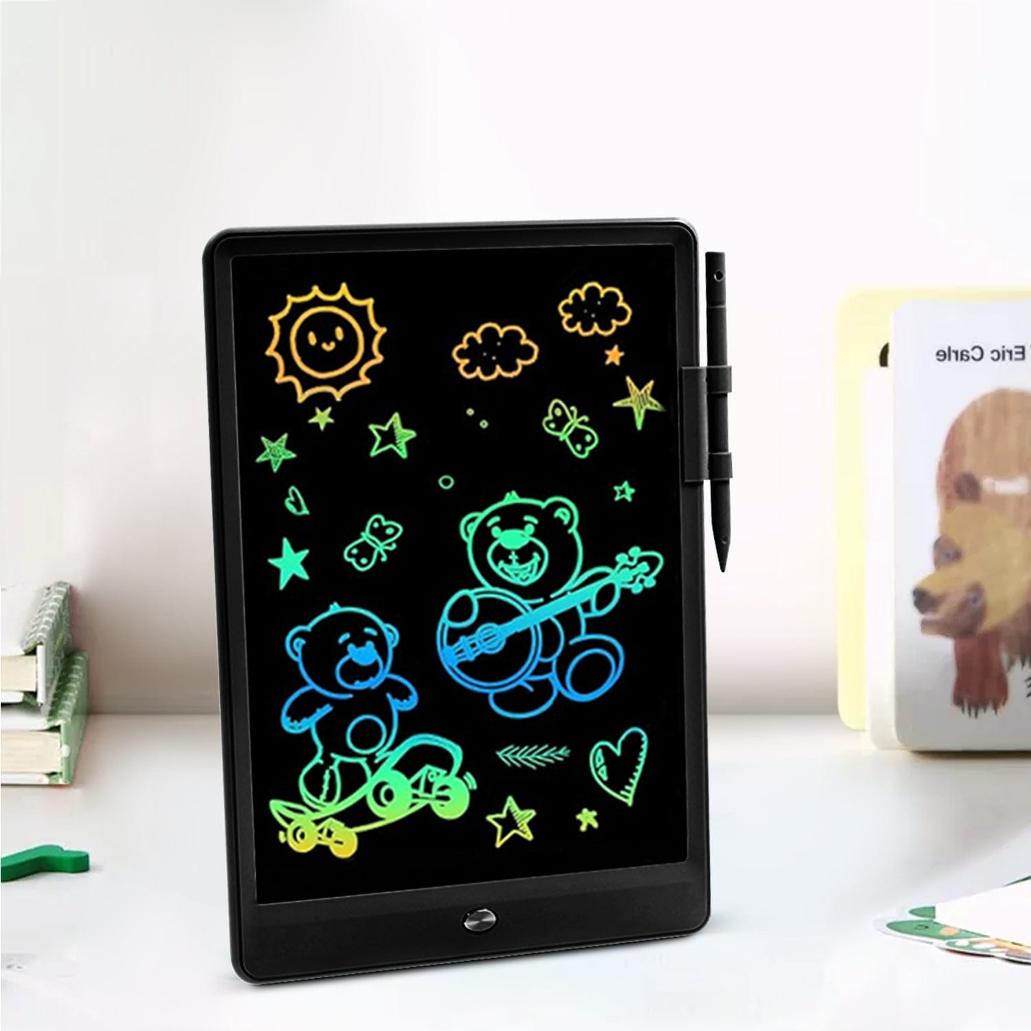 LCD Writing Tablet 10" - Paperless Notebook, One-Click Erase with Lock