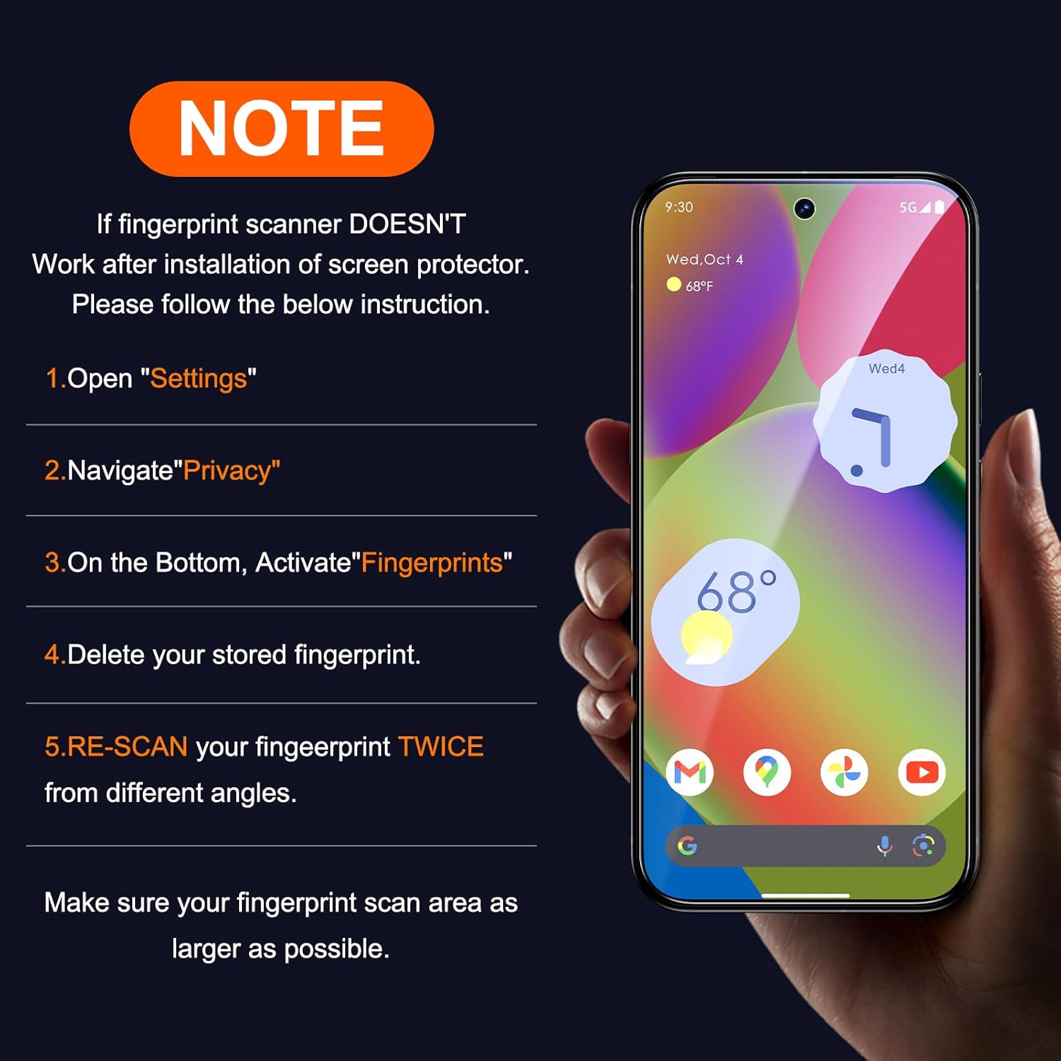 Ultra-Strong Tempered Glass with Alignment Tool for Google Pixel 10 Pro (2-Pack)