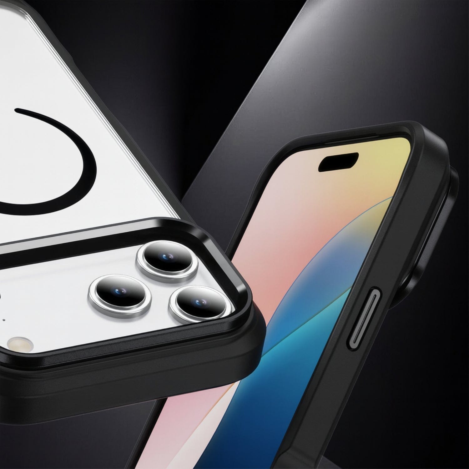 iPhone 17 Pro Kickstand Case - Clear Durable Back with Shockproof Edges Magsafe Compatible | Raider ArmorPro Series