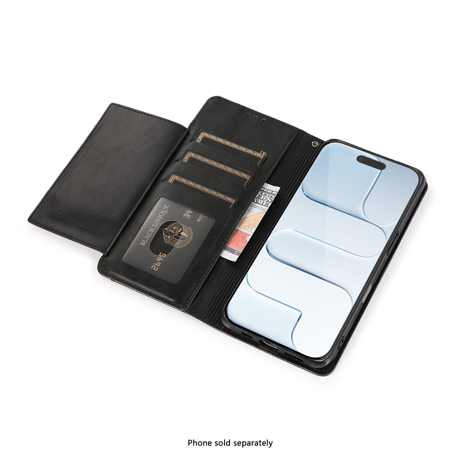 Indy Series Leather Folio Wallet Case Compatible with Magsafe for Apple iPhone Air