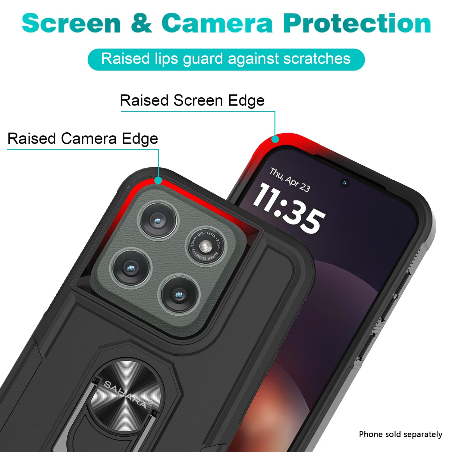 Motorola Edge 5G (2026) Case - Kickstand, Shock Protection | Raider Series