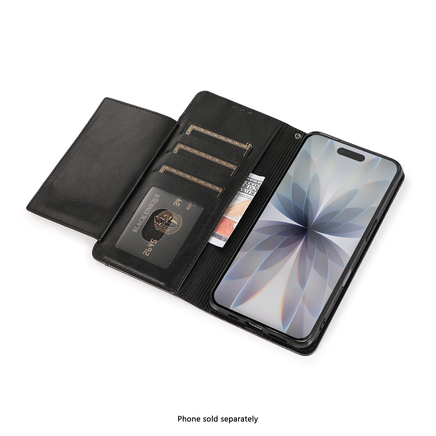 Indy Series Leather Folio Wallet Case Compatible with Magsafe for Apple iPhone 17