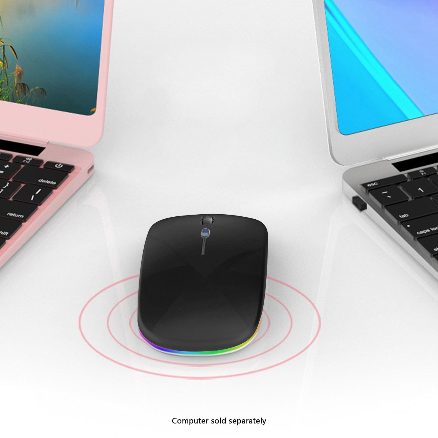 Wireless Mouse - Silent Click Bluetooth & 2.4G Rechargeable | Navigate Series