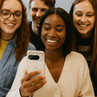 Google Pixel 10/10 Pro Clear Case – Slim Anti-Slip Grip | Venture Series