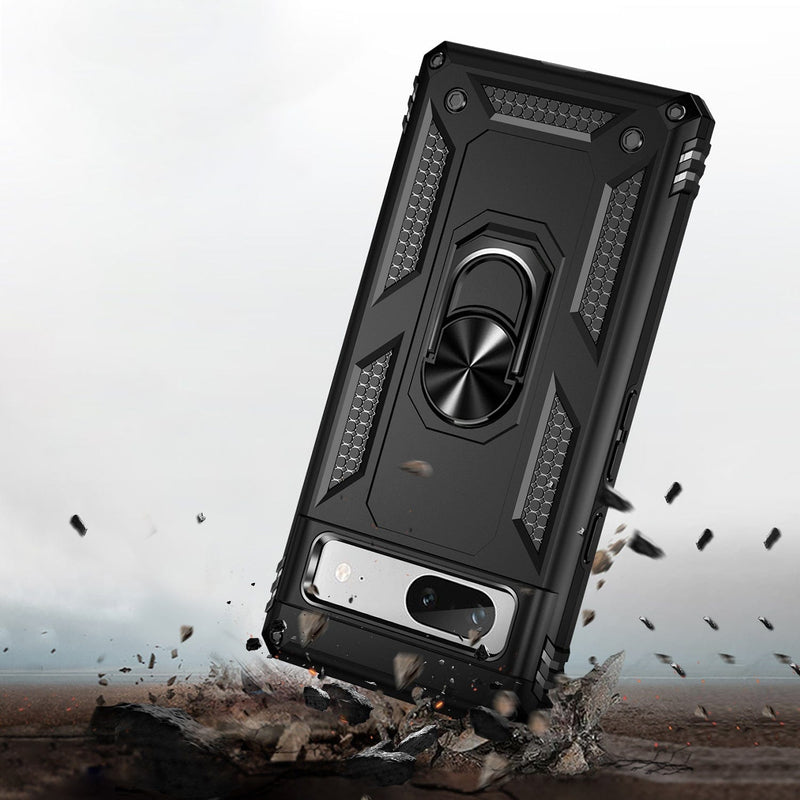 Military Kickstand Series Case for Google Pixel 7a (2023) - Black